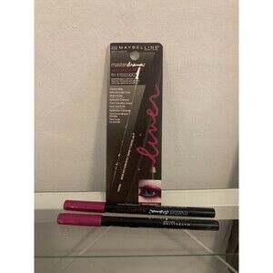 2 crayon lot Maybelline Master Drama CHROMATIC eye liner 430 Mighty Magenta